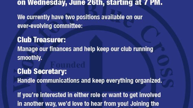 Wednesday 26th June – AGM