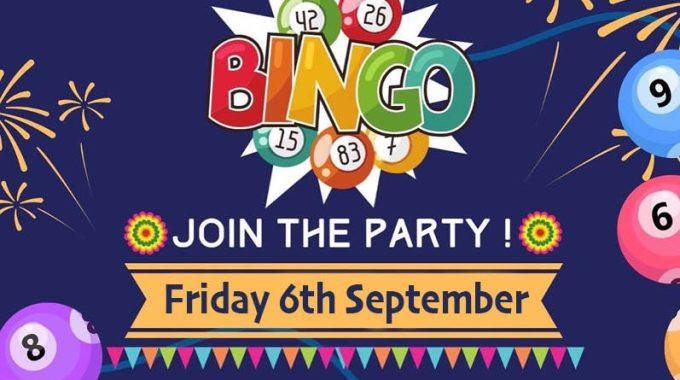 Friday 6th September – Wong Bingo